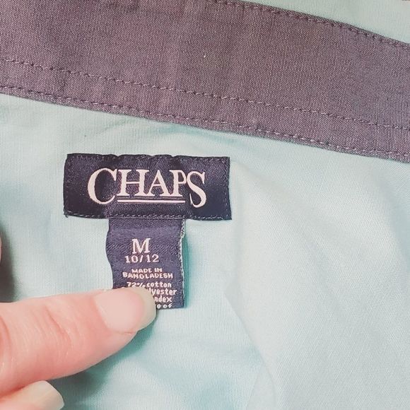 ❤ 4 for $25 ❤ #R Chaps Girls Button Up Blouse 10 12 - Picture 5 of 8